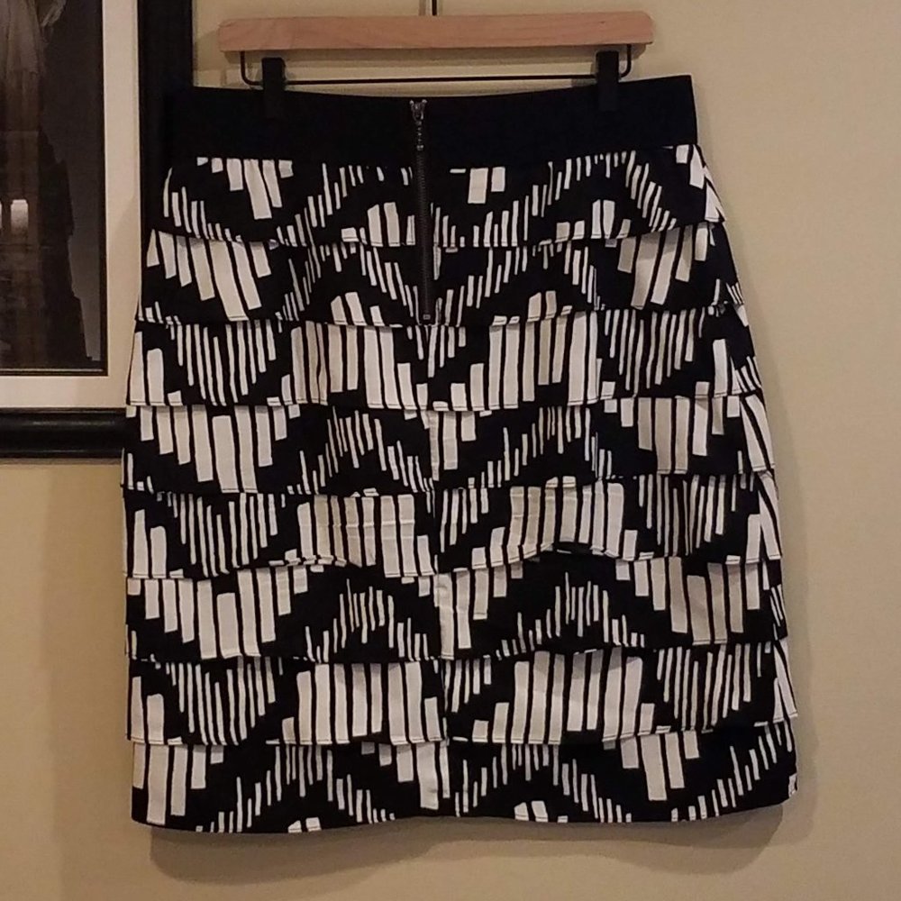 Alfani Tiered Ruffle Pencil Skirt - Picture 2 of 7
